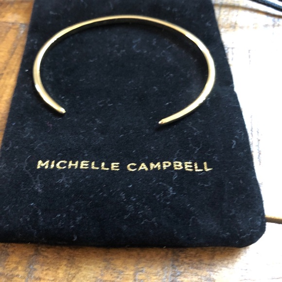 Michelle Campbell Gold Talin Bracelet Set. - Picture 4 of 4